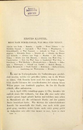 Timbuktu : Reise durch Marokko, die Sahara und den Sudan, ausgeführt im Auftrage der Afrikanischen Gesellschaft in Deutschland in den Jahren 1879 und 1880, 2