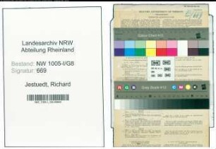 Entnazifizierung Richard Jestuedt , geb. 12.02.1897 (Postfacharbeiter)