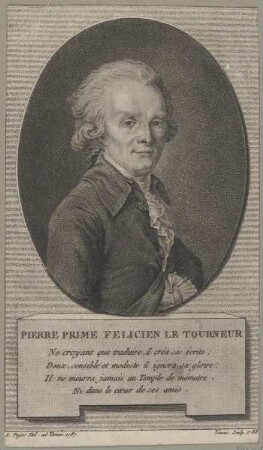 Bildnis des Pierre Prime Felicien le Tourneur