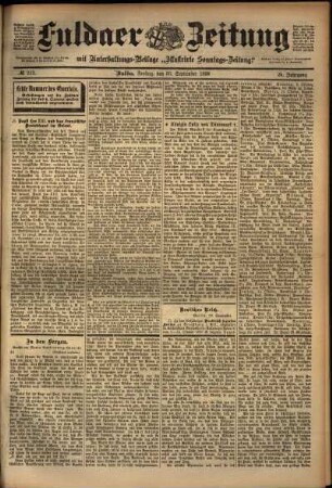 Ausgabe vom Freitag, den 30. September 1898.