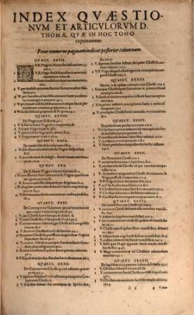 Commentariorum, Ac Disputationum In Tertiam Partem Divi Thomae Tomi Quinque, 2. Mysteria Vitae Christi, Et Utriusque Adventus Eius Accuratia Disputatione Ita complectens ...
