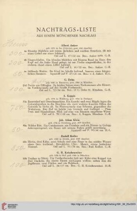 Nachtragsliste