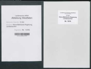 Publizierung Corveyer Lehnsmutungs-Edikte zu Soest und Lippstadt