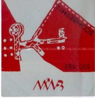 Selbstgefertigtes Cover für eine Kassette aus der Untergrund-Musikszene der DDR mit Aufnahmen von Frank Bretschneider
