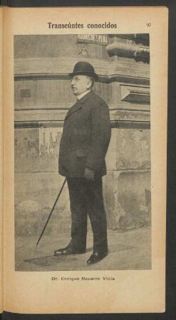 Dr. Enrique Navarro Viola - [Fotografía] : Transeúntes conocidos