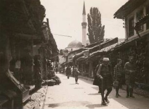 Bosnien und Herzegowina. Sarajevo. Straße in der Čaršija (Basarviertel)