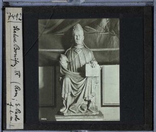 Rom, S. Paulo fuori le mura,Rom, S. Paolo fuori le mura, Denkmal für Papst Bonifatius IX. (Q) : Statue
