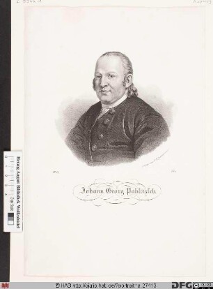 Bildnis Johann Georg Palitzsch