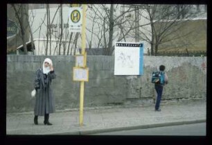 Diapositive: Oranienstraße, Moritzplatz, 1990-1991