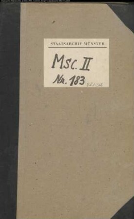 Lebensbeschreibungen der Bischöfe von Münster, lat., mit eingefügten Urkundenabschriften