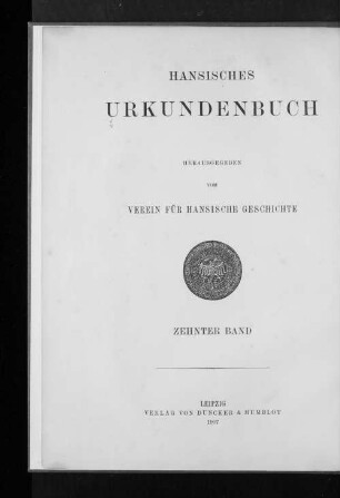 10.1471/11485(1907): Hansisches Urkundenbuch