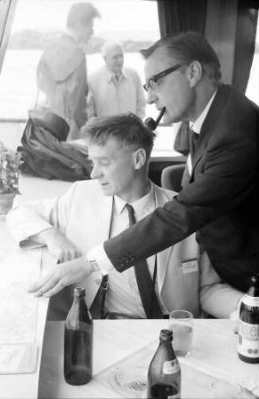 20. Tagung 1970 Chemiker; Auf dem Schiff: Richard L. M. Synge, Lord George Porter of Luddenham