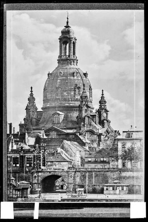 Dresden, Frauenkirche mit Brühlscher Terrasse