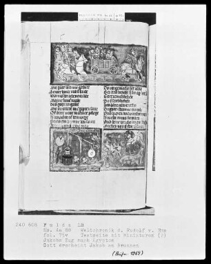 Rudolf von Ems, Weltchronik — ---, Folio 75versoBuchseite