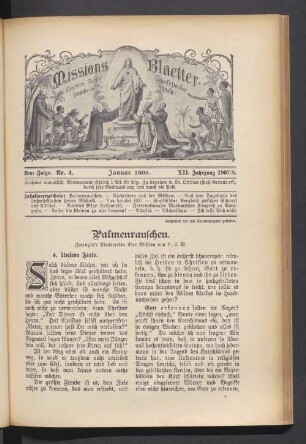 Nr. 4. Januar 1908