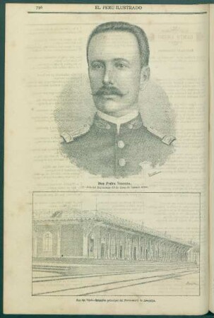 [Retrato de] Don Pedro Toscano. : 2° Jefe del Regimiento 10 de línea de Buenos Aires.