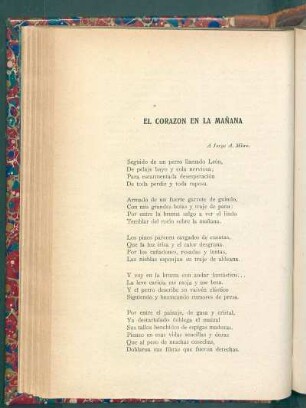 El corazón en la mañana