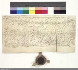 Revers Philipp Adams von Berlichingen und weiterer namentlich genannter Personen bezüglich der Belehnung mit zwei Vorwerken in Milz und weiteren im Einzelnen aufgeführten Lehen durch Adolf [von Dalberg], Abt von Fulda