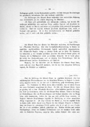 VI. ... Juni 1914.