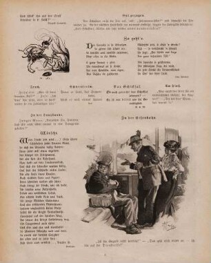 "Der reiche Mann im Himmel" "In der Eisenbahn"