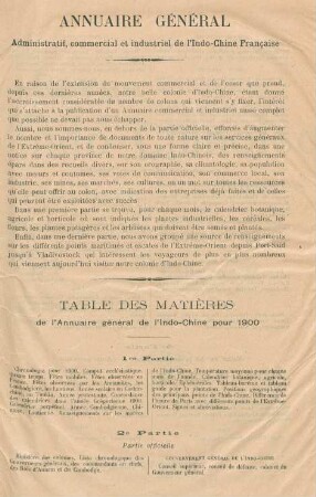 Annuare général administratif, commercial et industriel de l'Indo-Chine Francaise