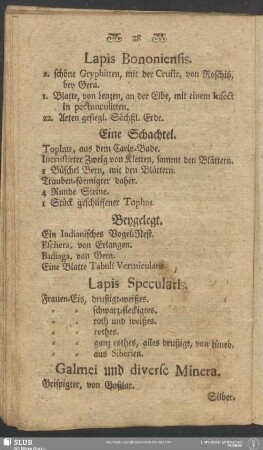 Eine Schachtel
