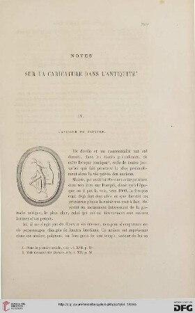 16: Notes sur la caricature dans l'antiquité, [2]