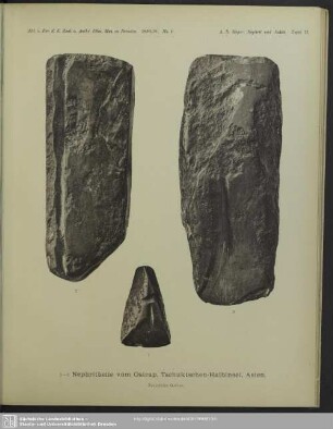 Nephritbeile vom Ostcap, Tschuktschen-Halbinsel, Asien