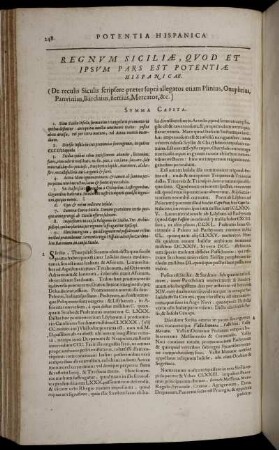 Regnum Siciliae, Quod Et Ipsum Pars Est Potentiae Hispanicae.