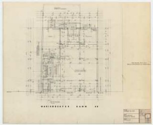Wohnhaus Mariendorfer Damm 48, Berlin-Mariendorf: Grundriss Erdgeschoss 1:50