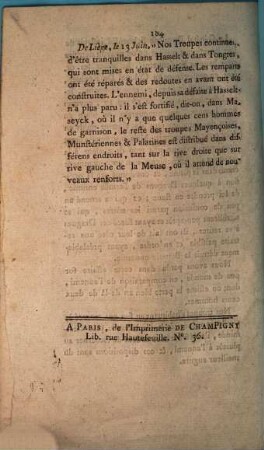 Courrier de France et de Brabant. 1790, 23. Juni = Nr. 91