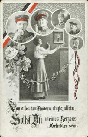 Von allen den Andern, einzig allein [...]