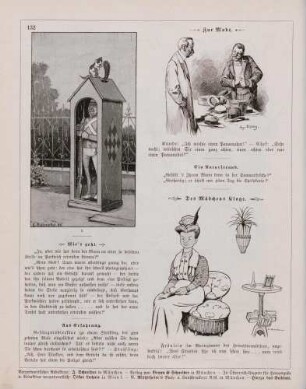 "Ein Idyll" "Zur Mode" "Des Mädchens Klage"