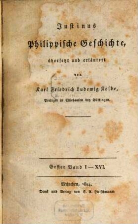 Philippische Geschichte, 1