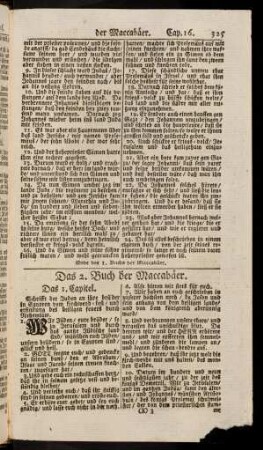 325-346, Das 2. Buch der Maccabäer.