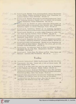 Textilien (Nr. 324-335)