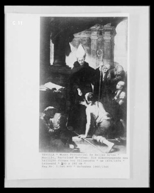Die Almosenspende des heiligen Thomas von Villanueva