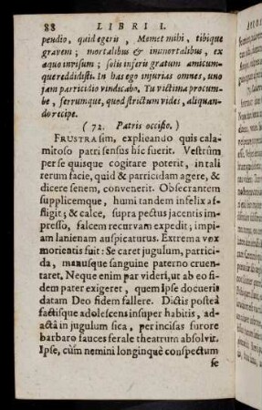 88-99, 72. Patris occisio...