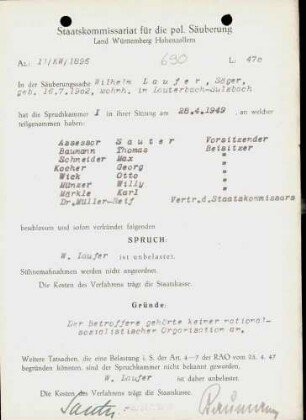 Laufer, Wilhelm