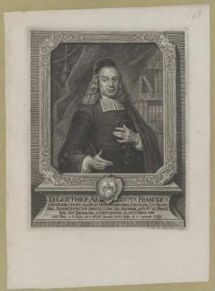 Bildnis des Gotthilf August Francke
