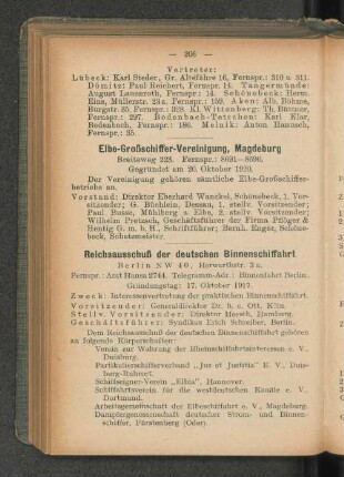 Reichsausschuß der deutschen Binnenschiffahrt