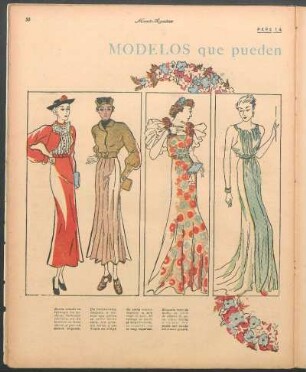 Modelos que pueden lucirse esta temporada [Dibujos] : Para la mujer