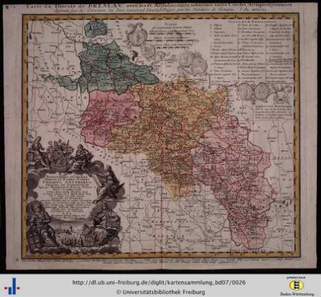 Carte du diocese de Breslau
