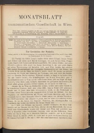 Nr. 169. August. 1897