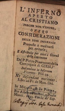 L' inferno aperto