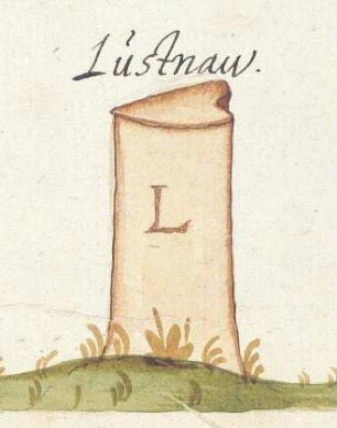Lustnau : Stadt Tübingen TÜ (Tübinger Forst, Marksteinzeichen II)