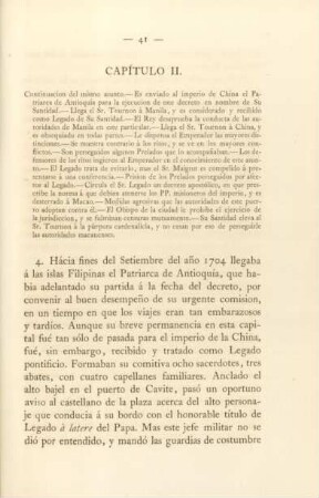 Capítulo II. Continuacion del mismo asunto ...