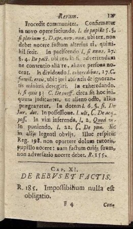 Cap. XI. De Rebus Et Factis.