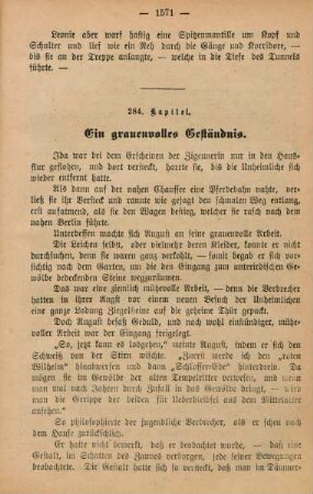 284. Kapitel. Ein grauenvolles Geständnis