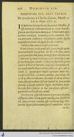 Dominica XIX. Post Trinitatis